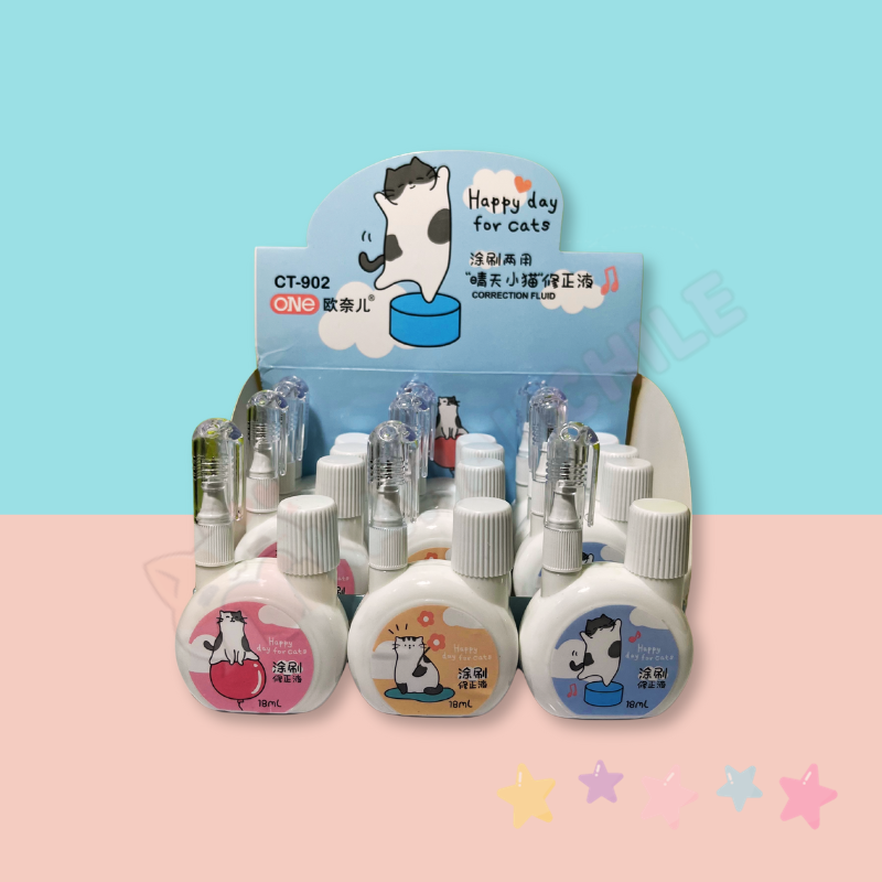 Corrector liquido kawaii punta y pincel
