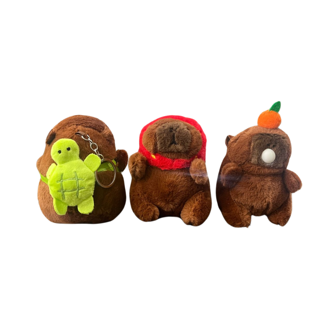 Llavero peluche capibara