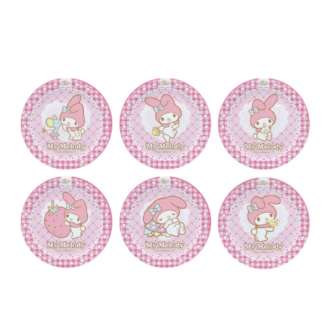 PLATOS 7 REDONDO MY MELODY X6UNI