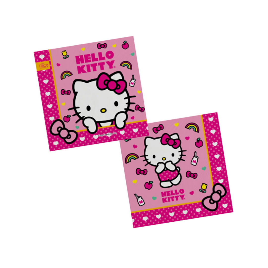 SERVILLETA HELLO KITTY X12UNI