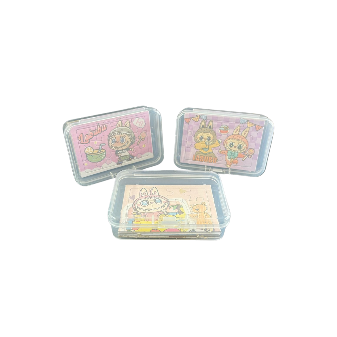 Set mini rompecabezas labubu
