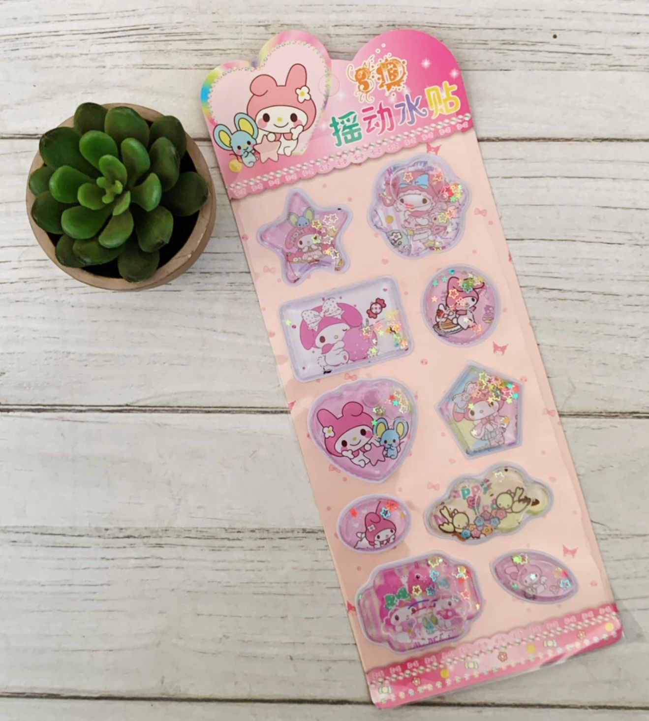Stickers de agua Sanrio