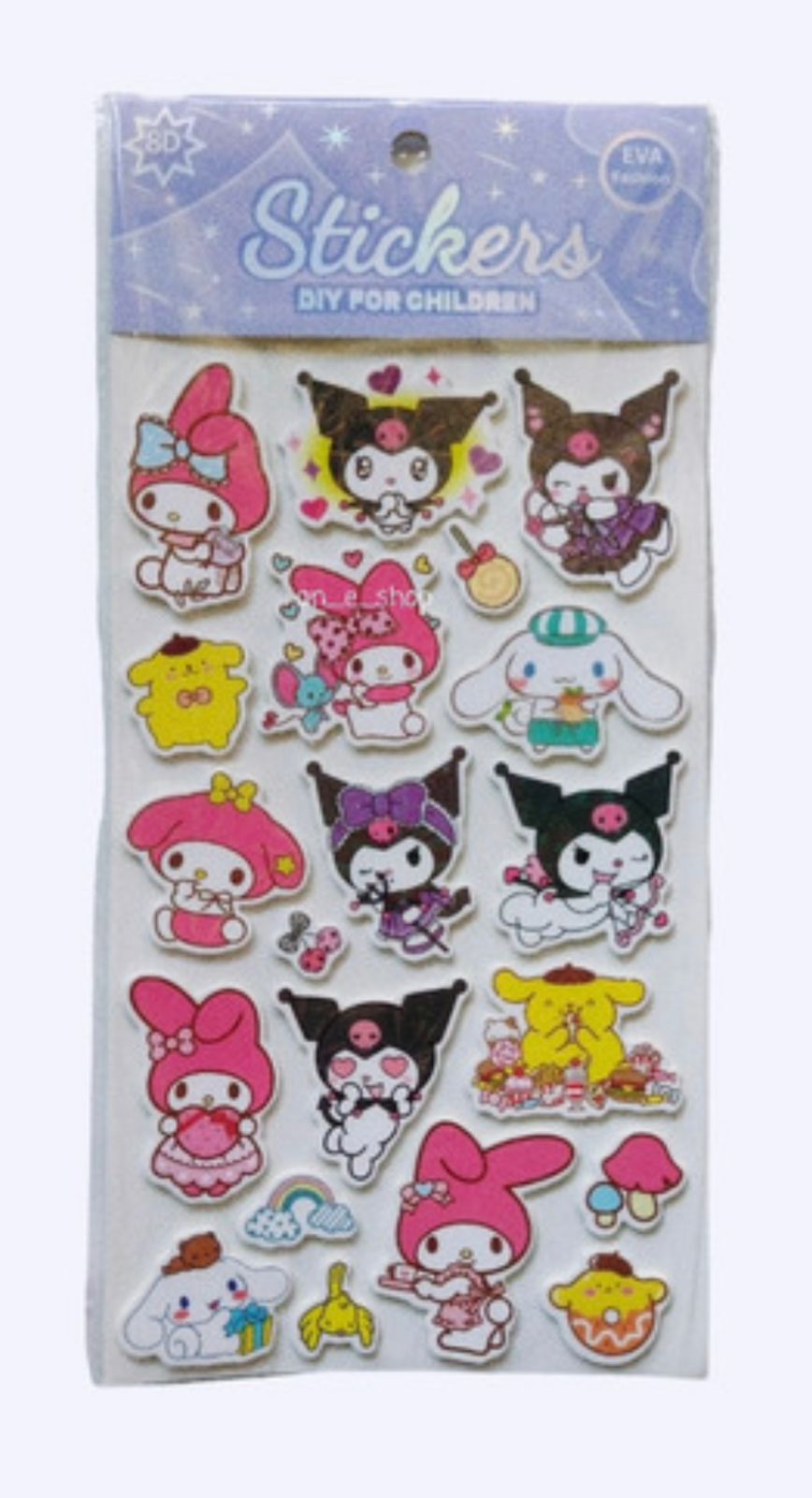 Stickers Sanrio modelos diferentes